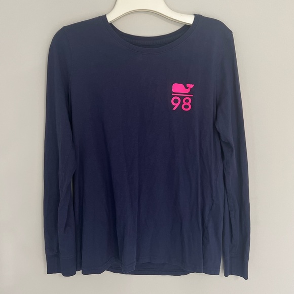 Vineyard Vines Navy Long Sleeve Shirt - Picture 2 of 7